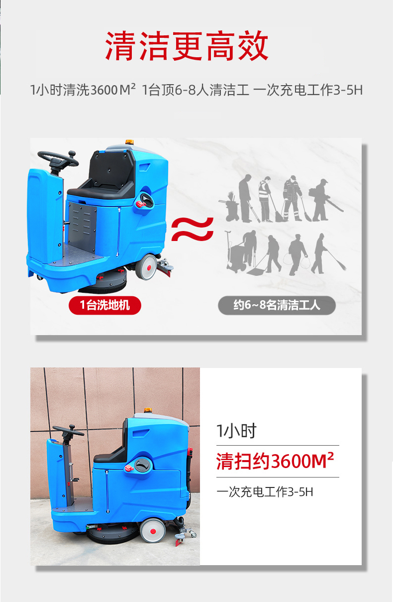 河西驾驶式洗地机更适合用在高铁站